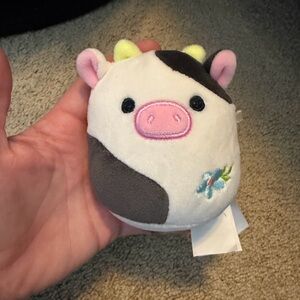 Squishmallows Original Mini Cow Plush | Small Farm Cow Stuffed Animal